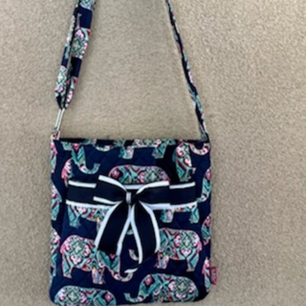 N. Gil Elephant Print Bag